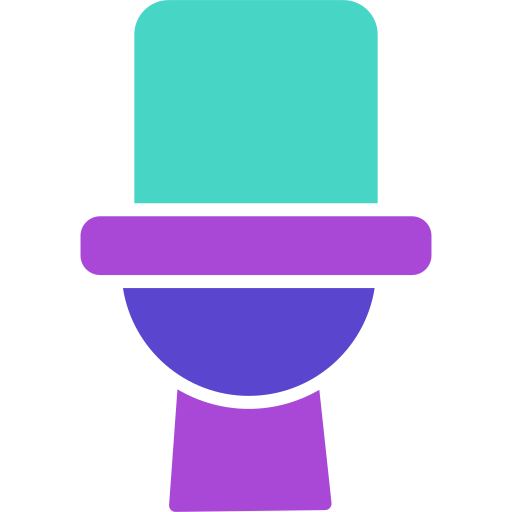 banheiro Generic color fill Ícone