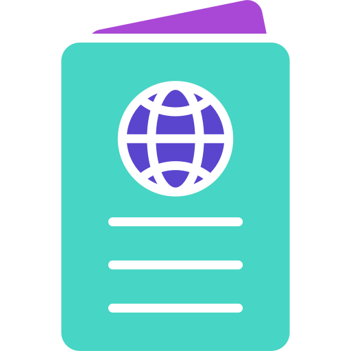 パスポート Generic color fill icon
