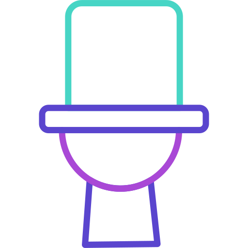 toilette Generic color outline icona