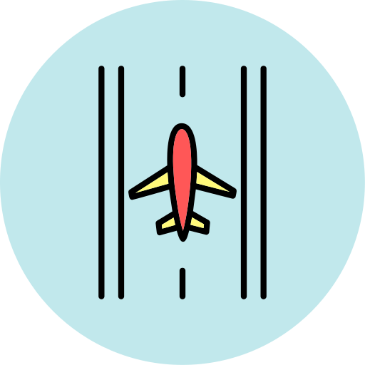 runway Generic color lineal-color icon