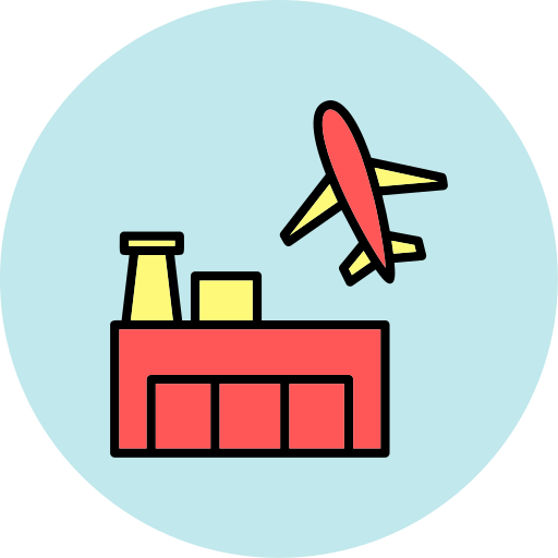 flughafen Generic color lineal-color icon