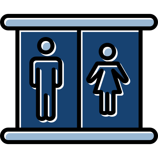 Lavatory Generic color lineal-color icon