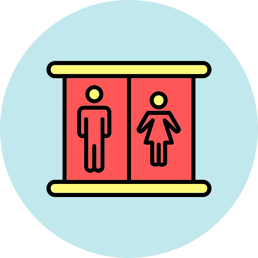 toilette Generic color lineal-color icon