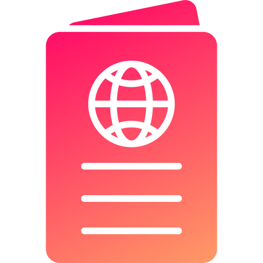 パスポート Generic gradient fill icon