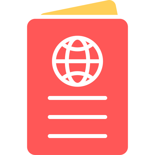 pasaporte Generic color fill icono