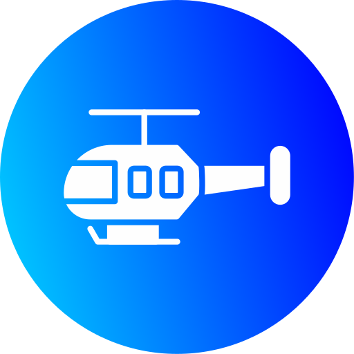 helicóptero Generic gradient fill icono