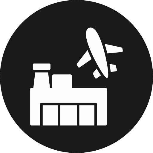 Airport Generic black fill icon