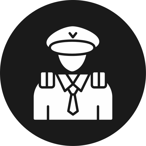 pilot Generic black fill icon