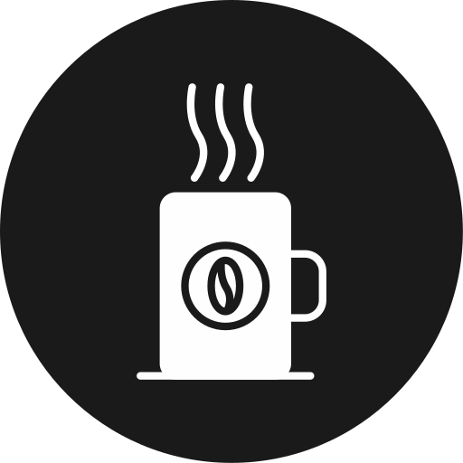 커피 Generic black fill icon