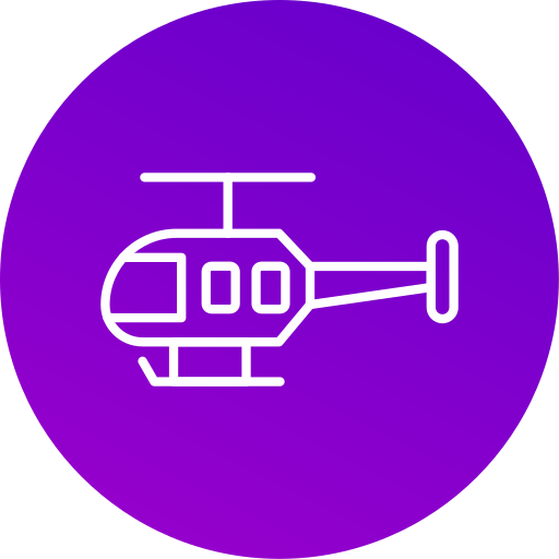 Helicopter Generic gradient fill icon