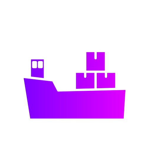 barco de carga Generic gradient fill icono
