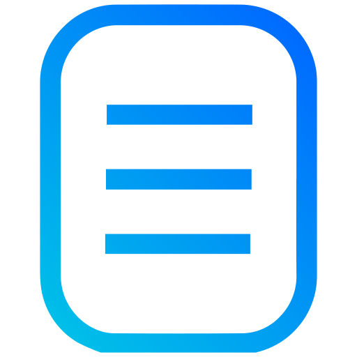 documento Generic gradient outline icono