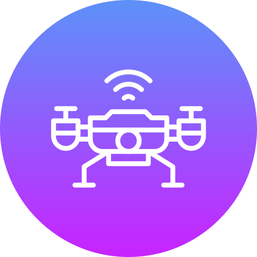 dron inteligente Generic gradient fill icono