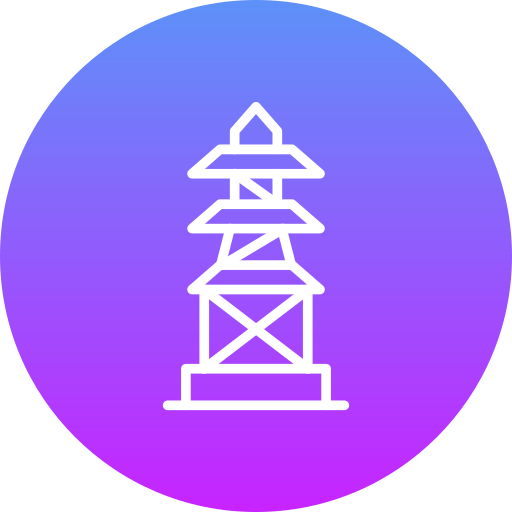 torre de señal Generic gradient fill icono