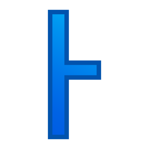 Буква А Generic gradient lineal-color иконка