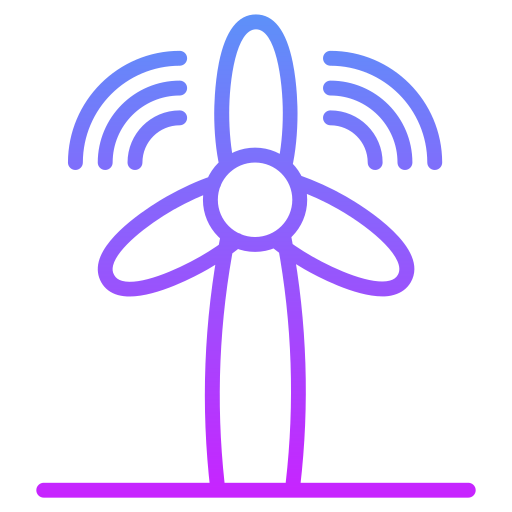 Wind power Generic gradient outline icon