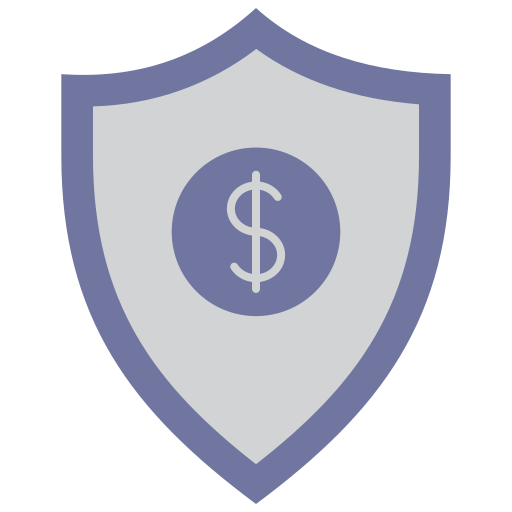 protezione del denaro Generic color fill icona