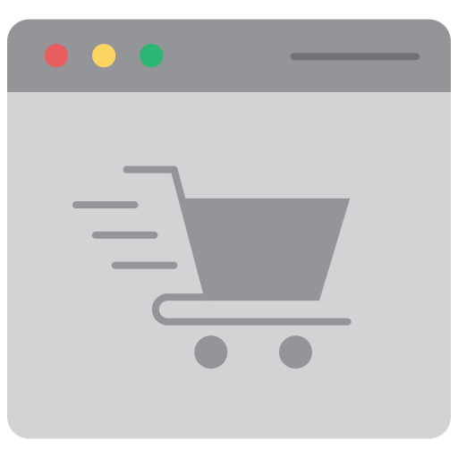 온라인 쇼핑 Generic color fill icon