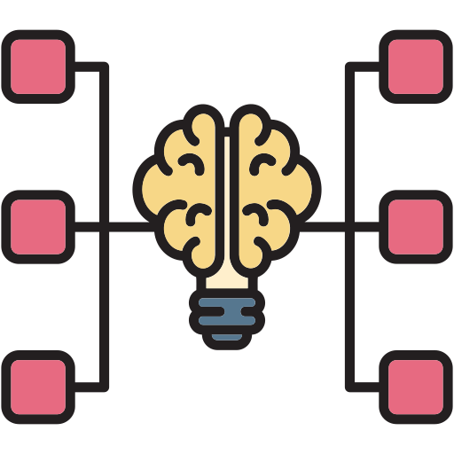 Mind map Generic color lineal-color icon