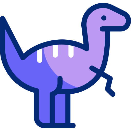 Velociraptor Basic Accent Lineal Color icon