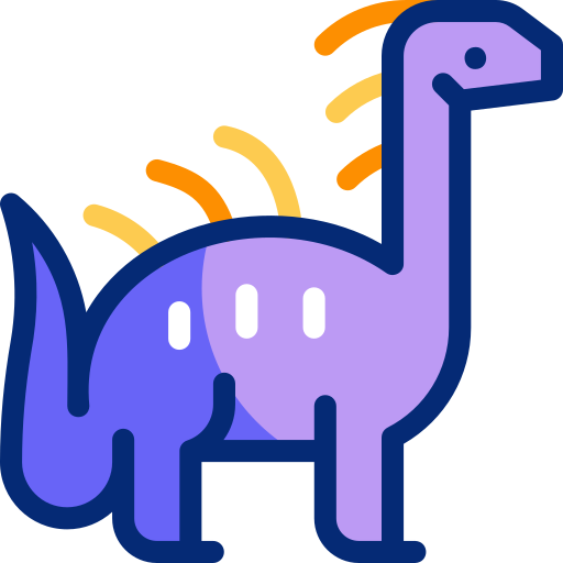 Amargasaurus Basic Accent Lineal Color icon