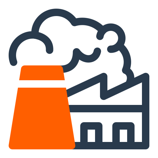 Factory pollution Generic color lineal-color icon
