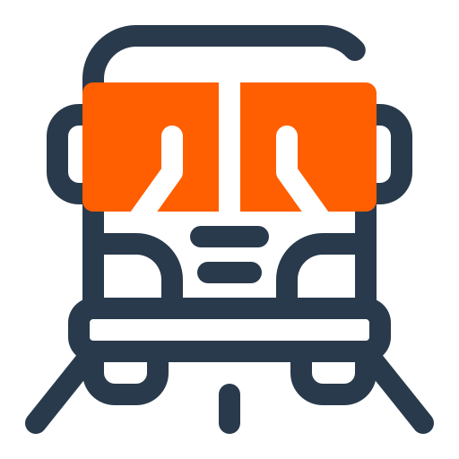 公共交通機関 Generic color lineal-color icon