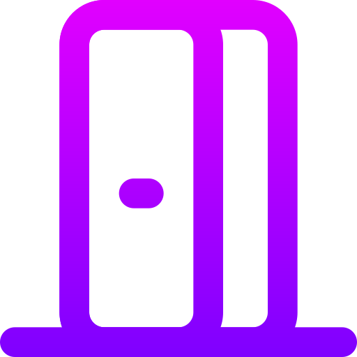 porta aperta Generic gradient outline icona