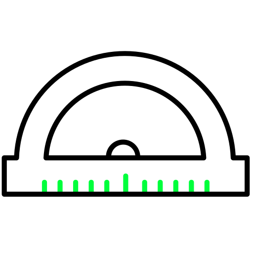 goniometro Generic color outline icona