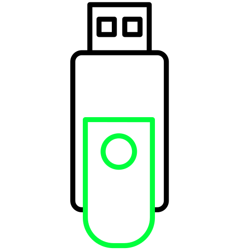 usbスティック Generic color outline icon