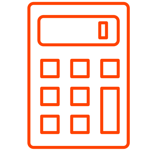 Калькулятор Generic color outline иконка