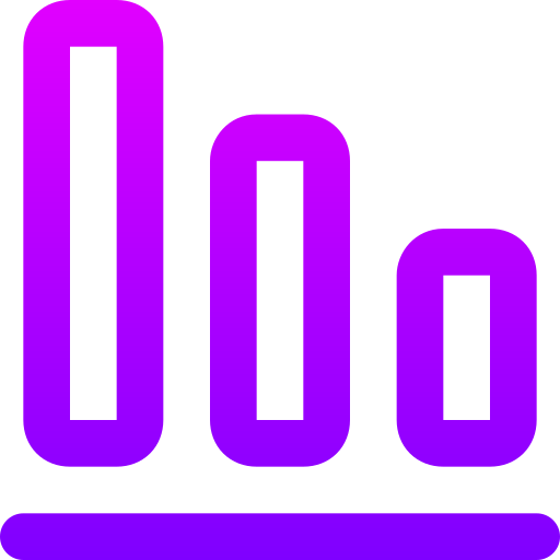감소 Generic gradient outline icon