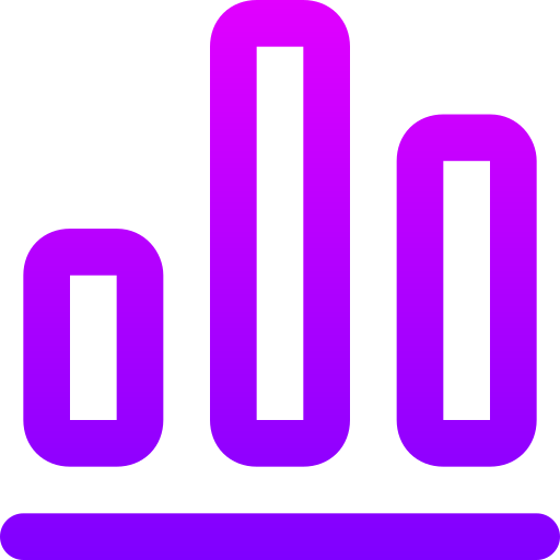 grafico Generic gradient outline icono