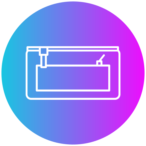 estuche Generic gradient fill icono