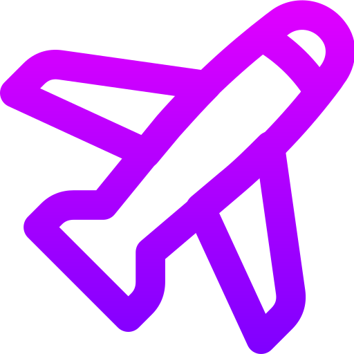 비행기 Generic gradient outline icon