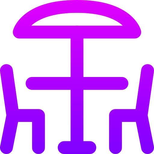 mesa Generic gradient outline icono