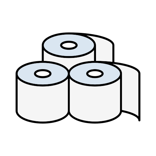Toilet paper Generic color lineal-color icon