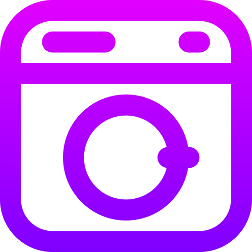 洗濯機 Generic gradient outline icon