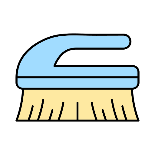 Washing brush Generic color lineal-color icon