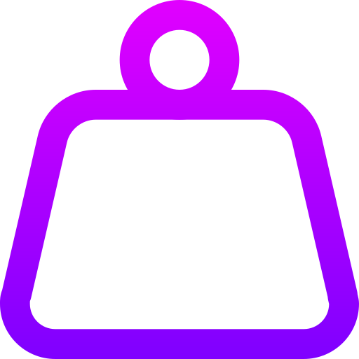 Weight Generic gradient outline icon