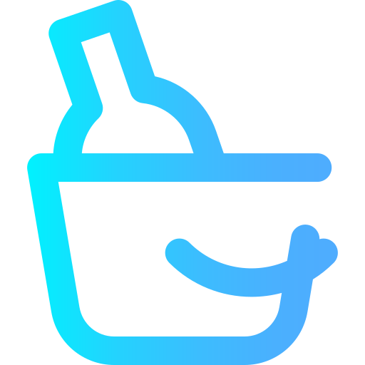 Bucket Super Basic Omission Gradient icon