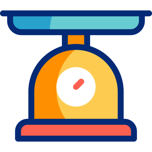 Food scale Basic Accent Lineal Color icon