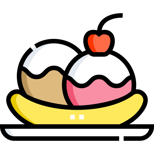 bananensplit Detailed Straight Lineal color icon