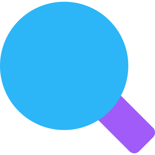 Magnifying glasss Generic color fill icon