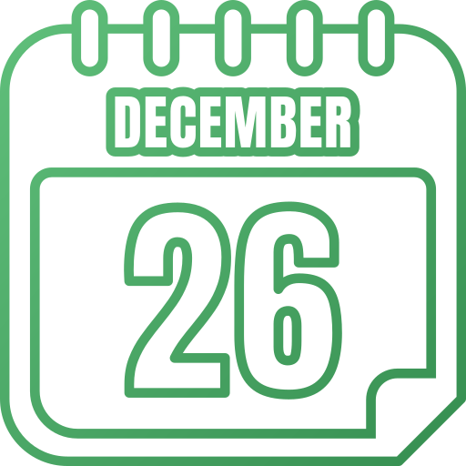 26 grudnia Generic gradient outline ikona