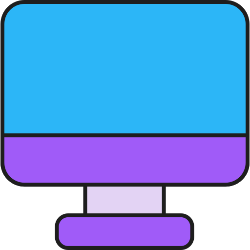 Monitor Generic color lineal-color icon