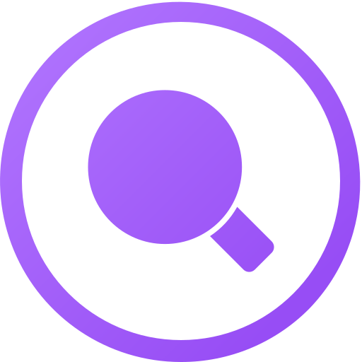 Magnifying glasss Generic gradient fill icon