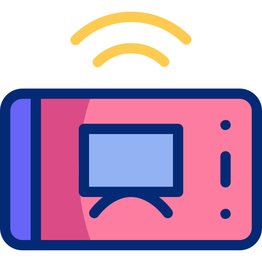 transmisja telewizyjna Basic Accent Lineal Color ikona