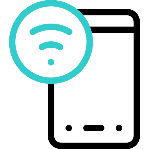 wifi Basic Accent Outline Icône