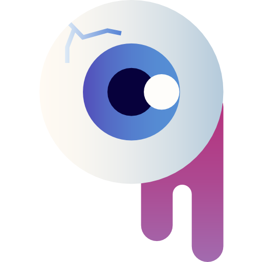Eyeball Generic Flat Gradient icon